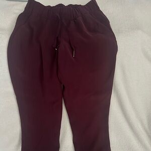 lululemon athletica Burgundy Track Pants